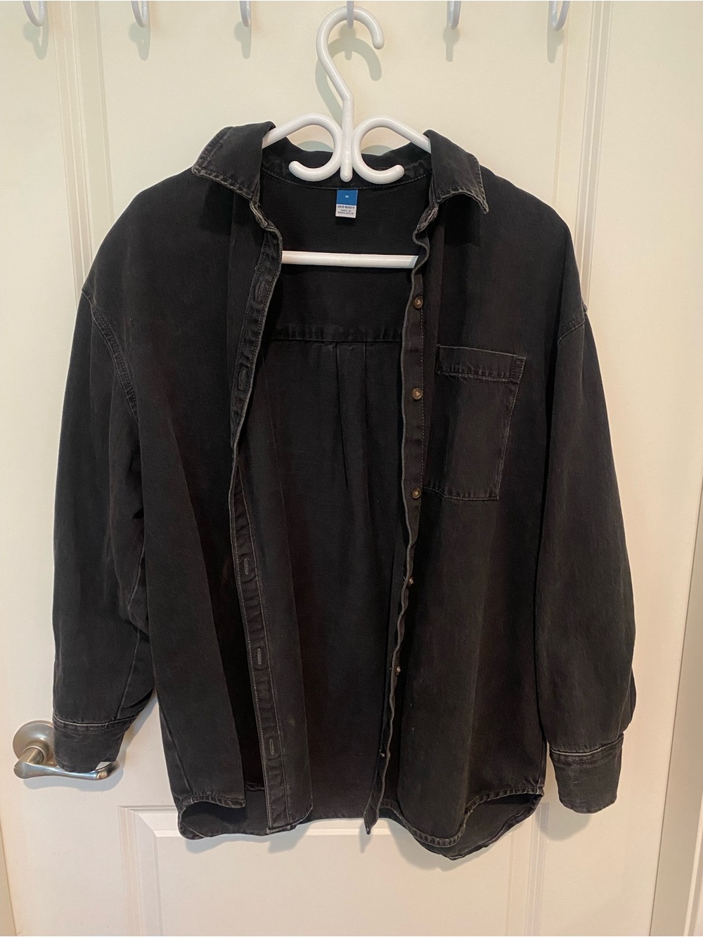Black denim Old Navy oversized jacket